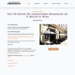 Ristorante Francesco Website